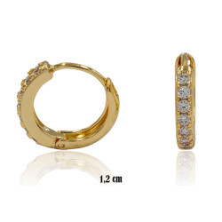 Kolczyki Xuping pozłacane 18k - MF36778